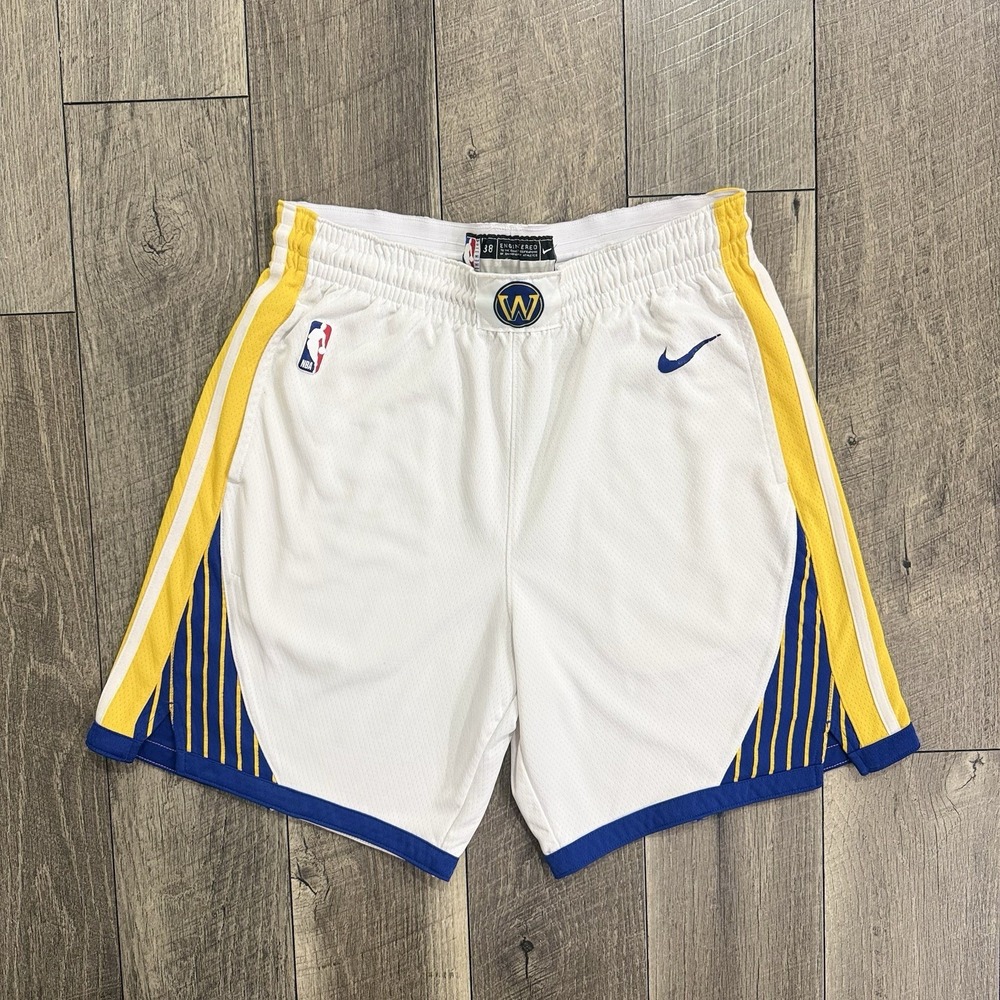 Nike NBA Authentic Golden State Warriors Team Issued Swingman Shorts Mens 38 LRG